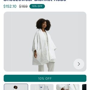 Casper Blanket Robe NIB
